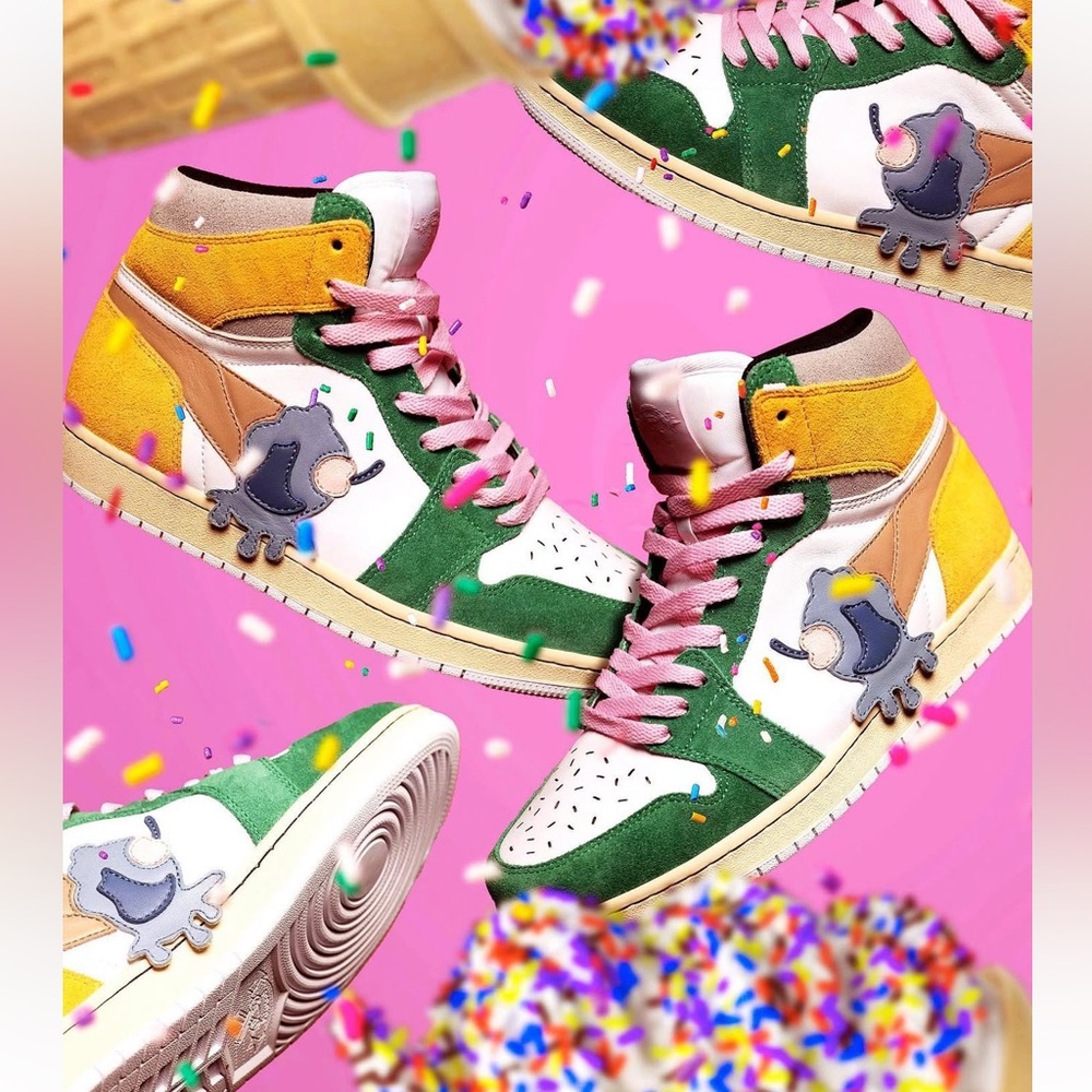Scoops Shoes Custom Ice Cream
Sneakers Rare Sz 9.5 Men's Preowned